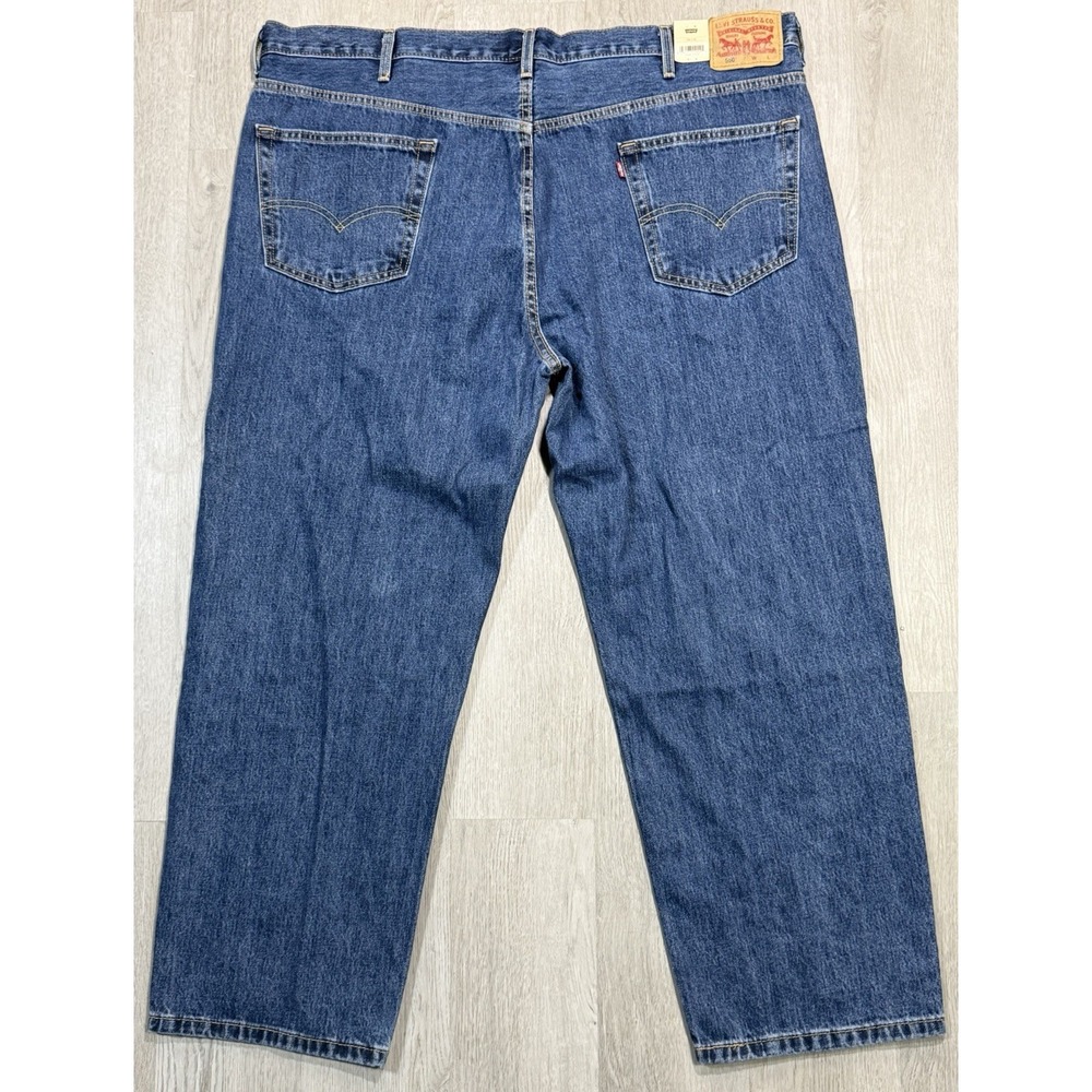Levi's 550 Men Jeans 48x30 Medium Wash Relaxed Fit Big & Tall Work Casual NWT - Picture 10 of 12